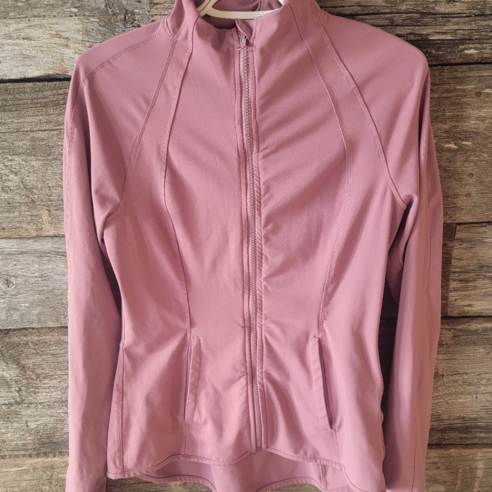 Pink Yogalicious Sweater "Lululemon Define Dupe"